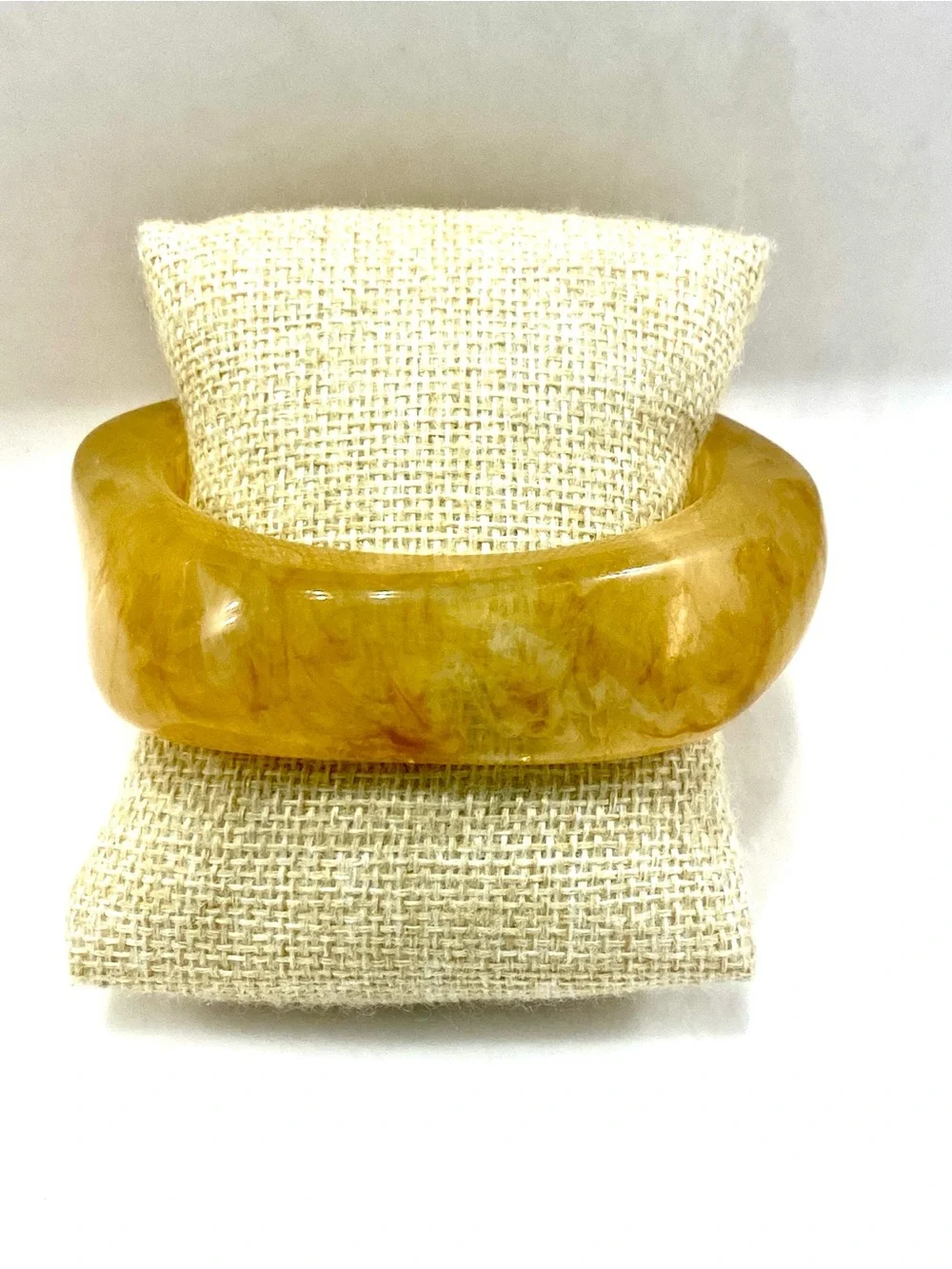 Golden Amber Women's Bangle Bracelet
